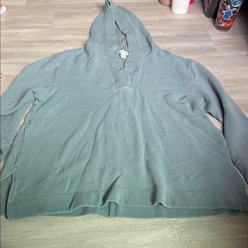 Athleta Textured Teal Jacket size large